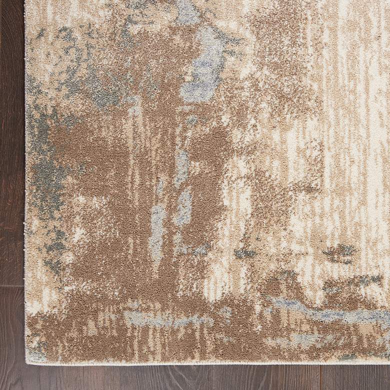 Image 3 Moroccan Celebration 5'3" x 7'3" Grey/Beige Indoor Rug more views
