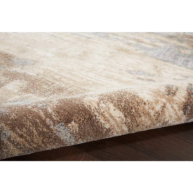 Image 6 Moroccan Celebration 5'3" x 7'3" Grey/Beige Indoor Rug more views