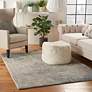 7_Moroccan Celebration 5'3" x 7'3" Ivory/Grey Indoor Rug more views