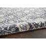 6_Moroccan Celebration 5'3" x 7'3" Navy Bordered Indoor Rug more views