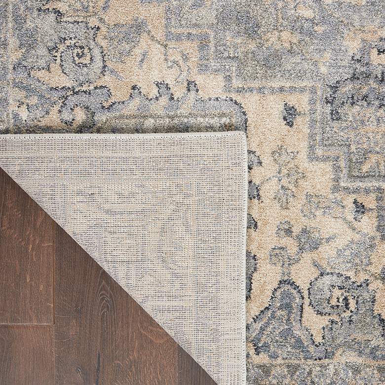 Image 4 Moroccan Celebration 5'3" x 7'3" Silver Center Indoor Rug more views
