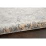 6_Moroccan Celebration 5'3" x 7'3" Silver Center Indoor Rug more views