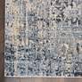 3_Moroccan Celebration 5'3" x 7'3" Slate Floral Indoor Rug more views
