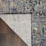4_Moroccan Celebration 5'3" x 7'3" Slate Floral Indoor Rug more views