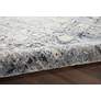 6_Moroccan Celebration 5'3" x 7'3" Slate Floral Indoor Rug more views