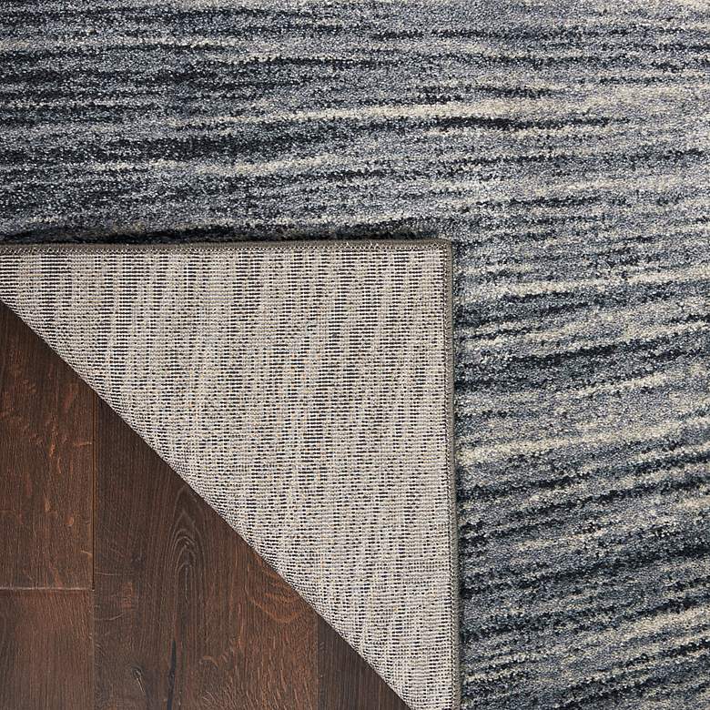 Image 4 Moroccan Celebration 5'3"x7'3" Blue/Grey Ombre Indoor Rug more views