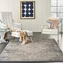 1_Moroccan Celebration 5'3"x7'3" Grey/Slate Indoor Rug