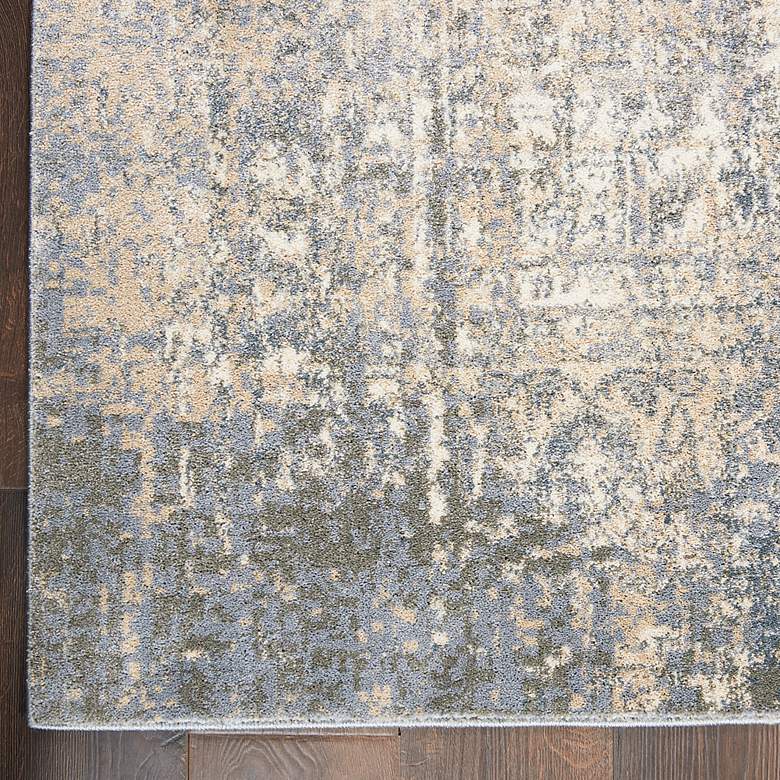 Image 3 Moroccan Celebration 5'3"x7'3" Ivory/Slate Indoor Rug more views