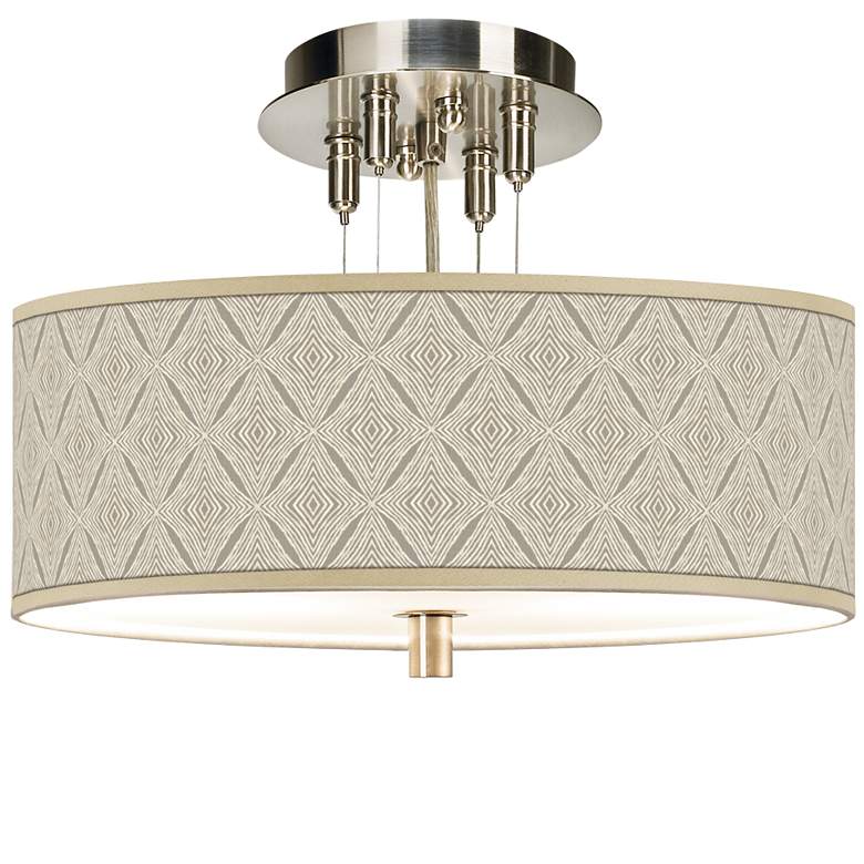Image 1 Moroccan Diamonds Giclee 14" Wide Ceiling Light