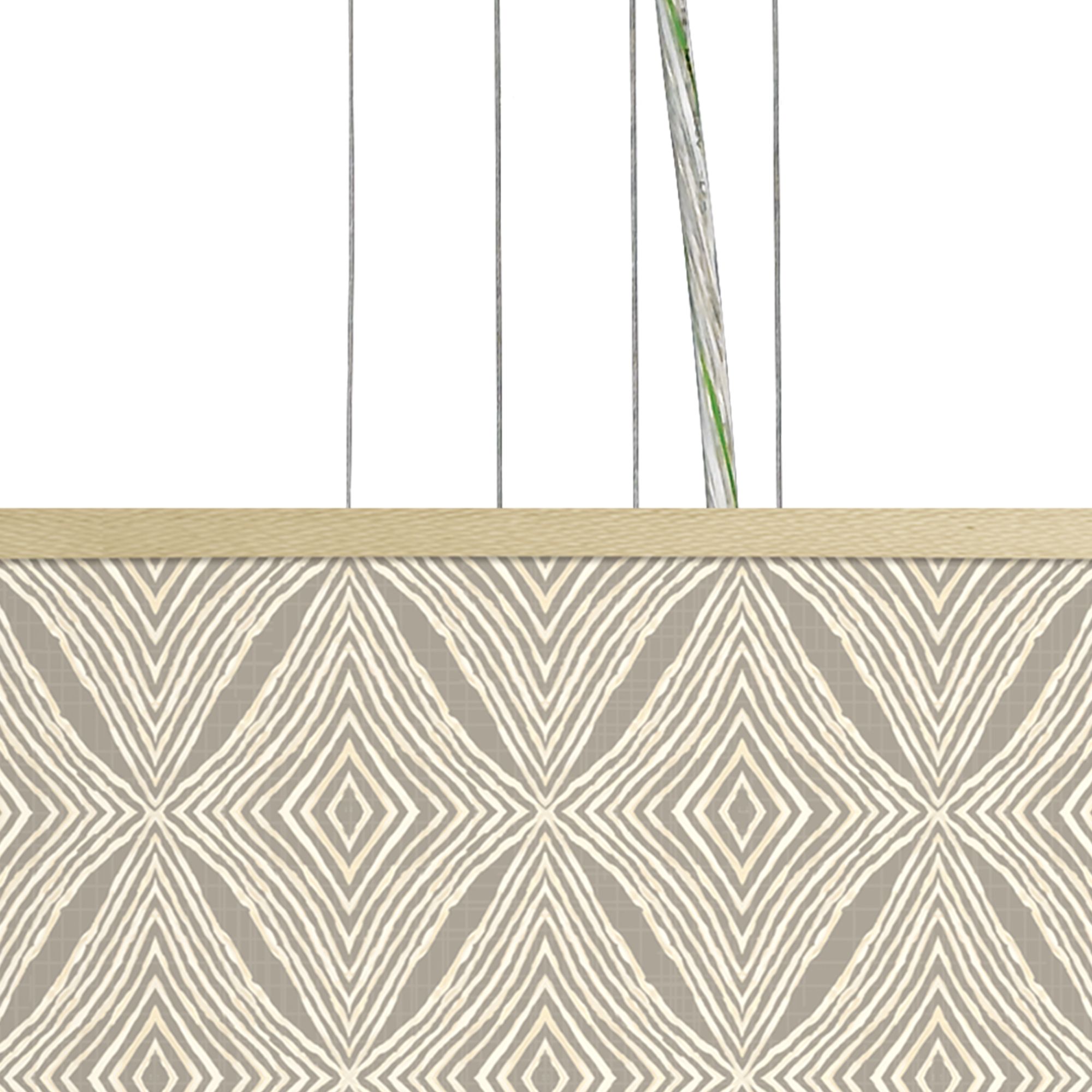 Image 2 Moroccan Diamonds Giclee 24" Wide 4-Light Pendant Chandelier more views