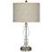 Moroccan Diamonds Giclee Apothecary Clear Glass Table Lamp