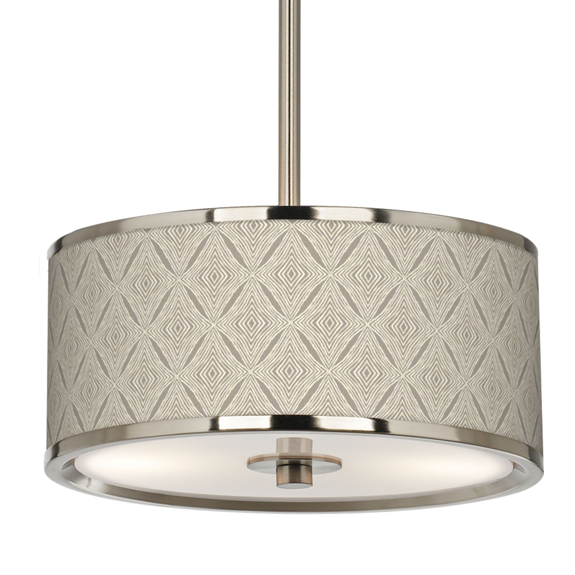 Image 3 Moroccan Diamonds Giclee Glow 10 1/4" Wide Pendant Light more views