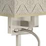 Moroccan Diamonds Giclee Glow LED Reading Light Plug-In Sconce