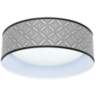 Moroccan Diamonds II 16" Wide Round Modern LED Ceiling Light