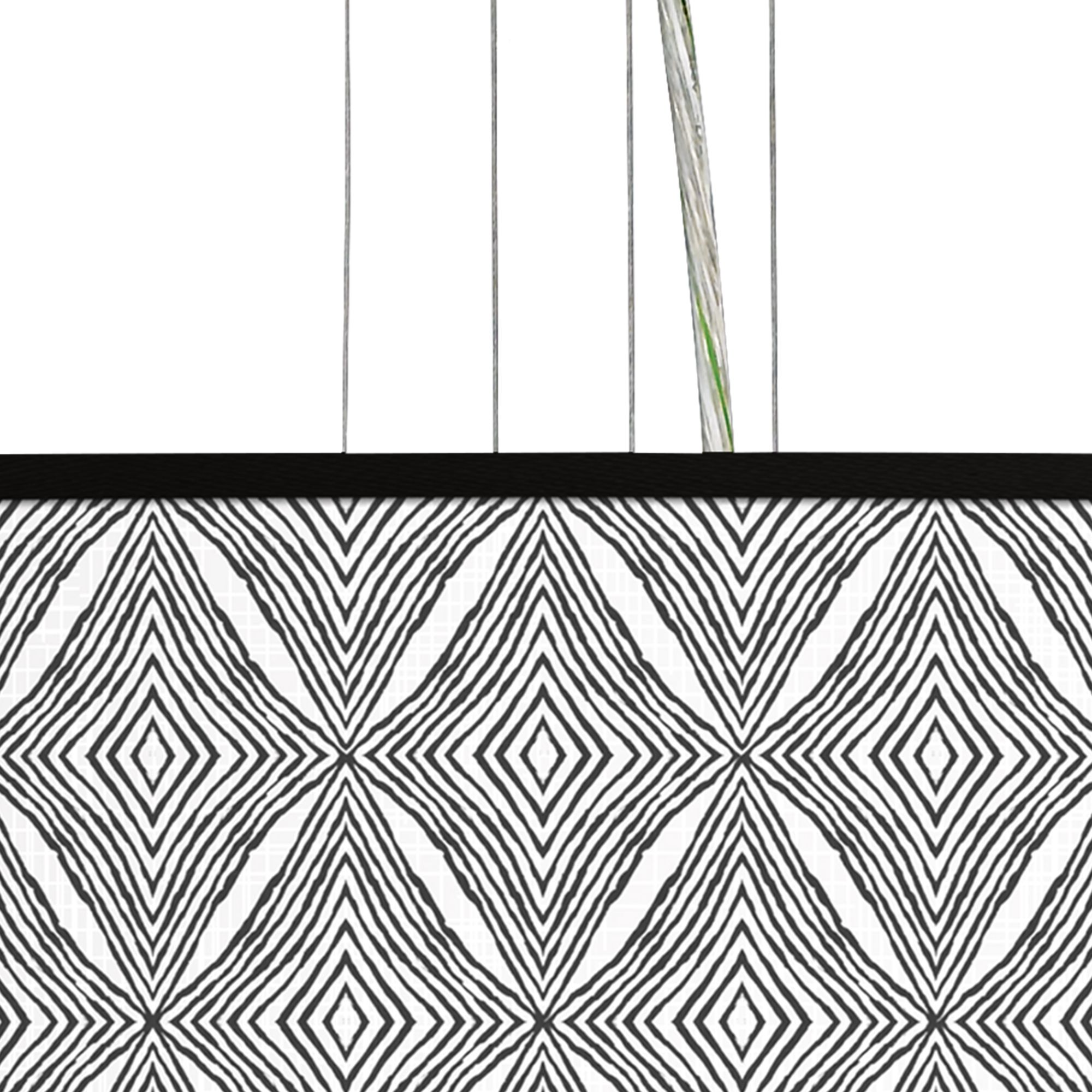 Image 2 Moroccan Diamonds II Giclee 24" Wide 4-Light Pendant Chandelier more views