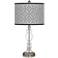 Moroccan Diamonds II Giclee Apothecary Clear Glass Table Lamp