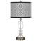 Moroccan Diamonds II Giclee Apothecary Clear Glass Table Lamp