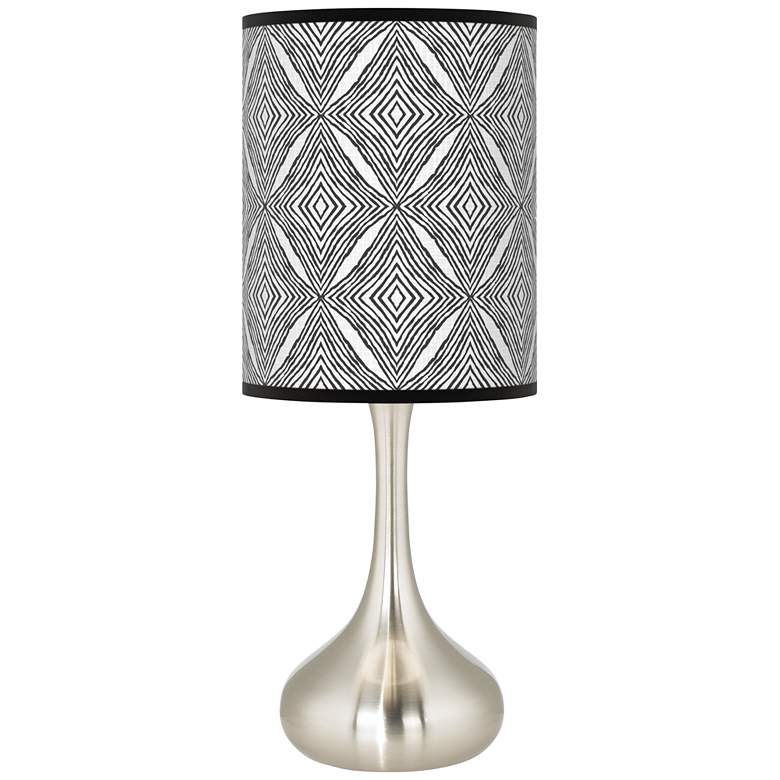 Image 1 Moroccan Diamonds II Giclee Droplet Table Lamp