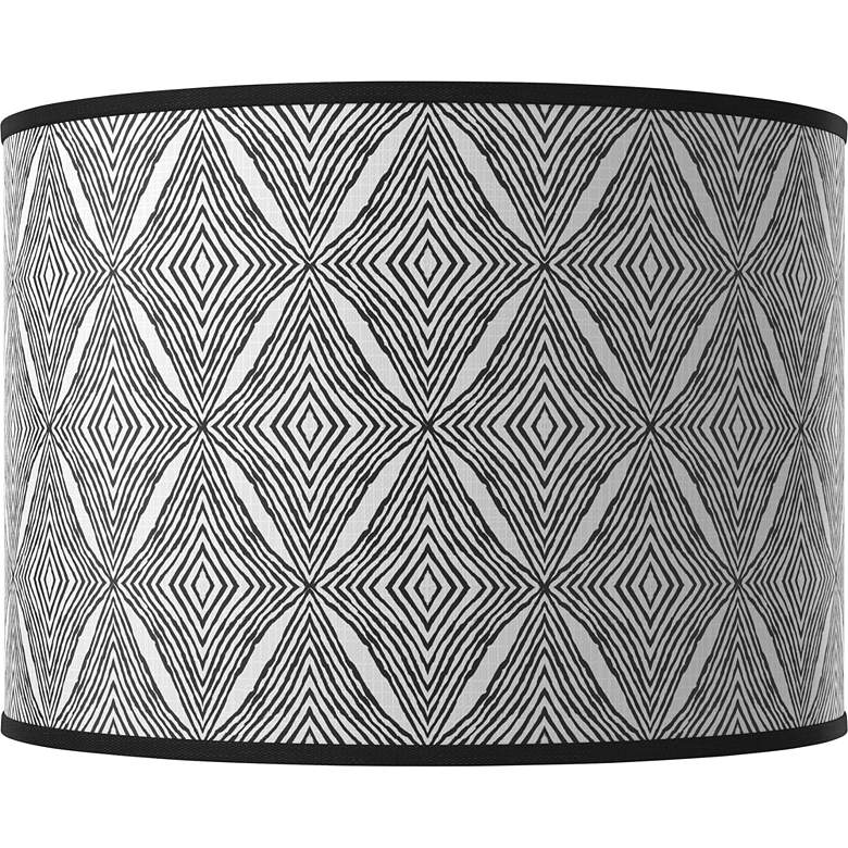 Image 1 Moroccan Diamonds II Giclee Drum Lamp Shade 15.5x15.5x11 (Spider)