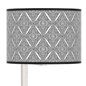 Image2 of Moroccan Diamonds II Glass Inset Table Lamp more views