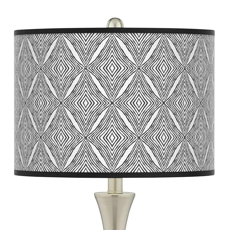 Image 2 Moroccan Diamonds II Trish Nickel Touch Table Lamps Set of 2 more views