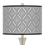 Moroccan Diamonds II Trish Nickel Touch Table Lamps Set of 2
