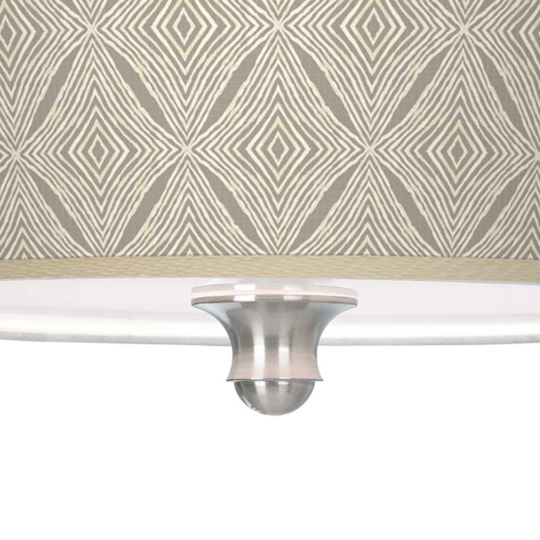 Image 3 Moroccan Diamonds Tapered Drum Giclee Ceiling Light more views