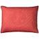 Moroccan Fling Coral Matelasse Quilted King Pillow Sham