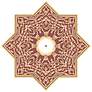 Moroccan Scroll 24" Wide Repositionable Ceiling Medallion in scene