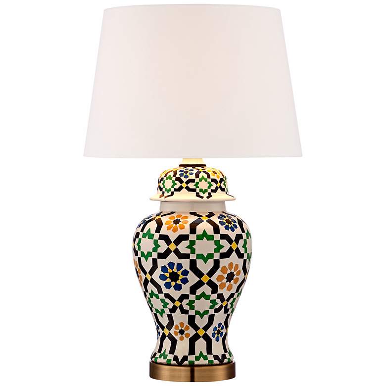 Image 1 Moroccan Tile Ceramic Table Lamp