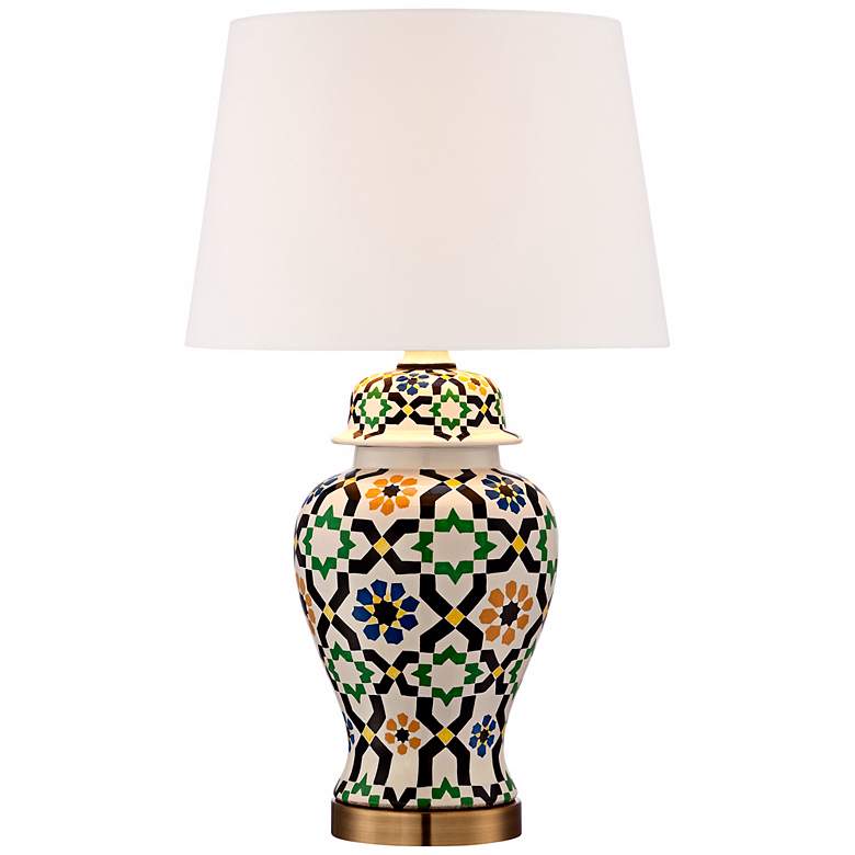 Image 1 Moroccan Tile Ceramic Table Lamp