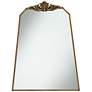 Morrey 25 3/4" x 34 1/4" Crown Top Angled Wall Mirror in scene