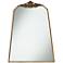 Morrey 25 3/4" x 34 1/4" Crown Top Angled Wall Mirror