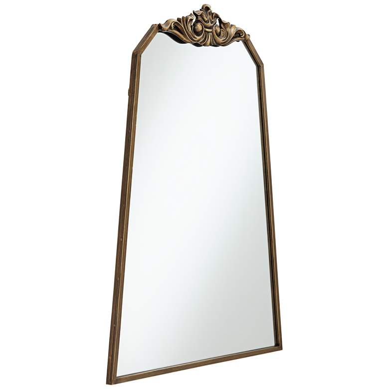 Image 5 Morrey 25 3/4 inch x 34 1/4 inch Crown Top Angled Wall Mirror more views