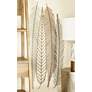 Morrey Textured Gold and Silver 42" High Metal Wall Art
