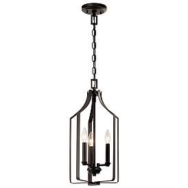 Image1 of Morrigan 10" Wide 3-Light Olde Bronze Pendant Light by Kichler