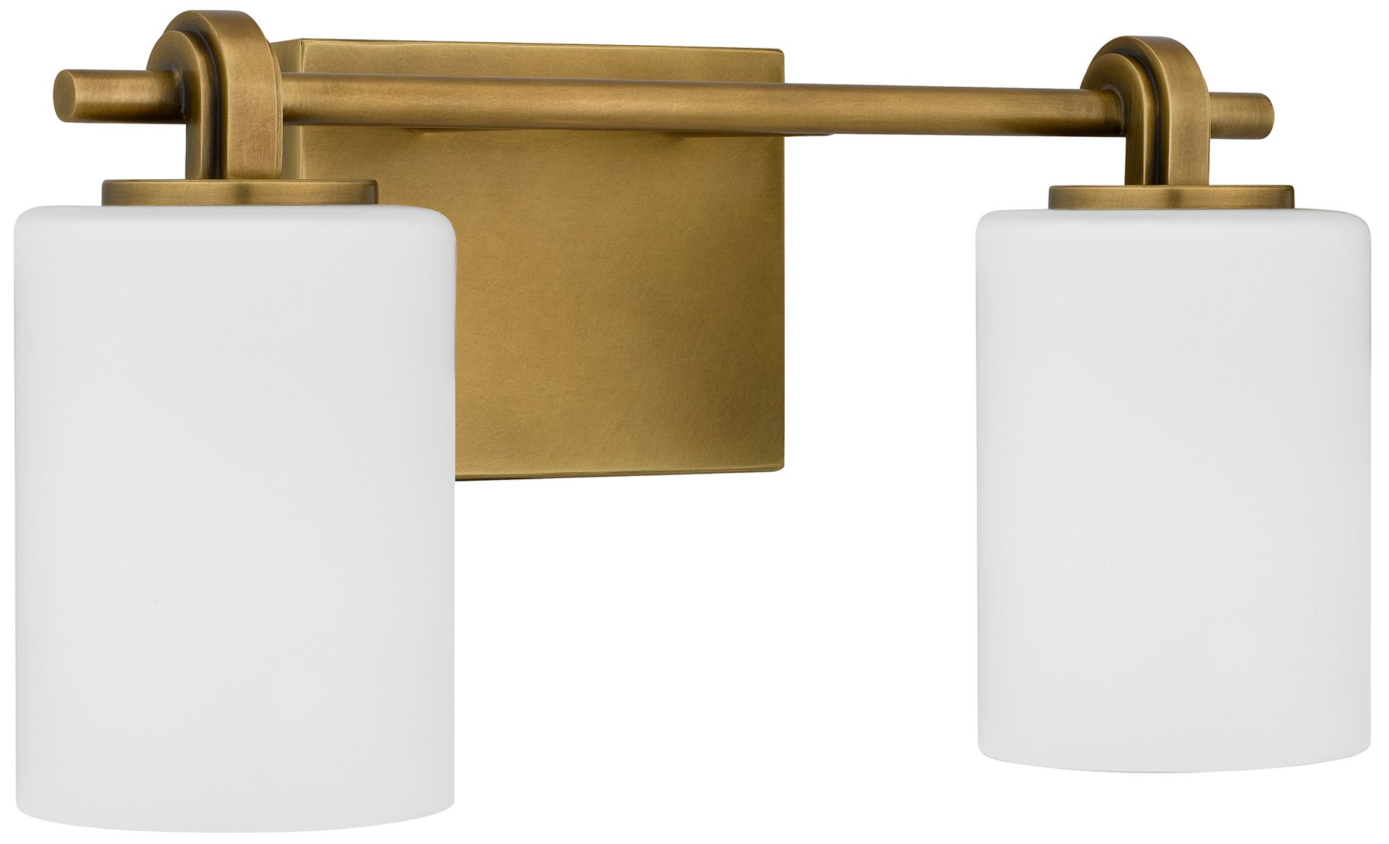 Image 3 Morris 2-Light Weathered Brass Vanity Light more views