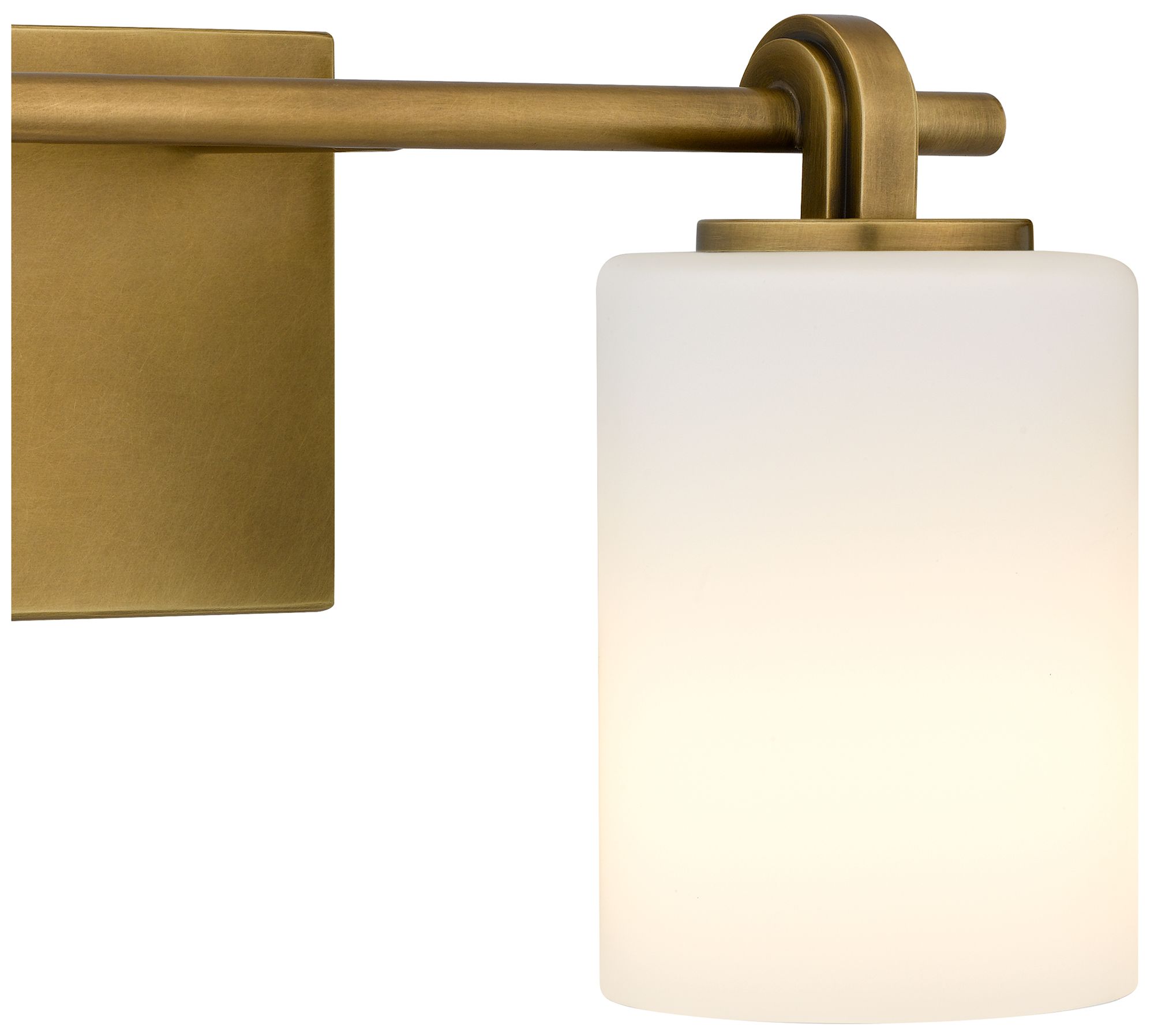 Image 6 Morris 2-Light Weathered Brass Vanity Light more views