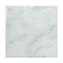 2_Morris 22" Wide White Marble and Espresso Wood Coffee Table more views