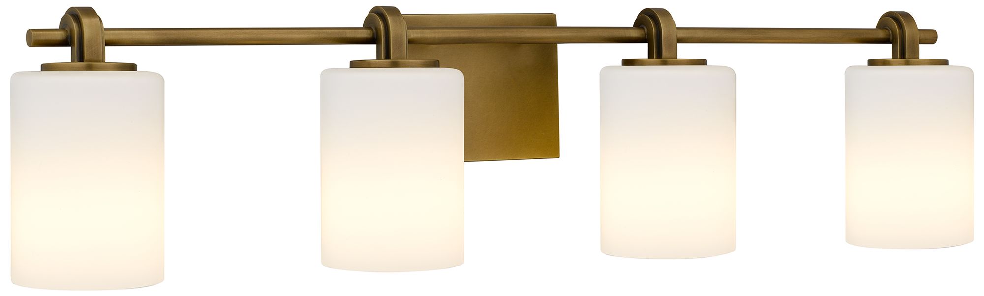 Morris 4-Light Weathered Brass Vanity Light