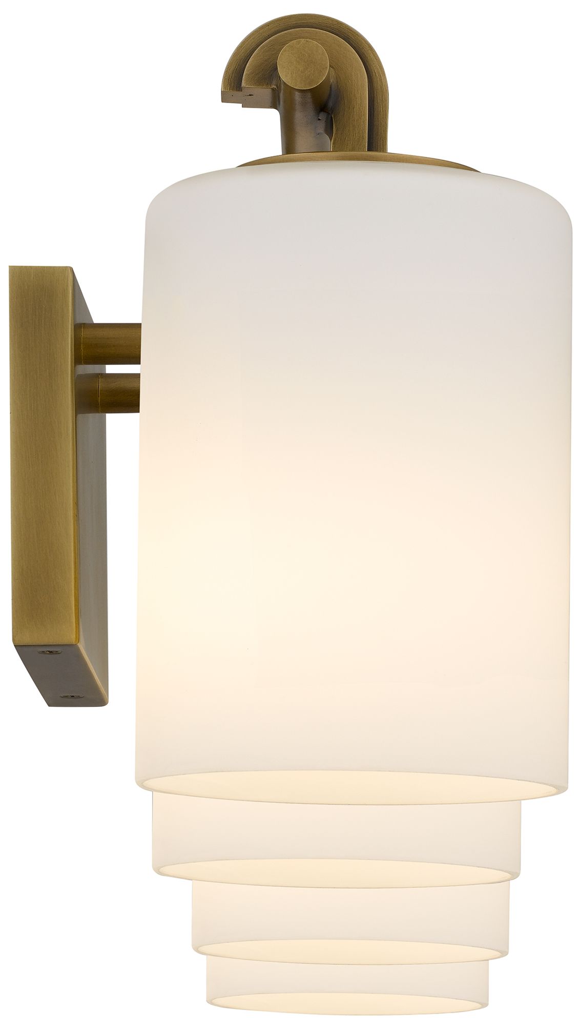 Image 5 Morris 4-Light Weathered Brass Vanity Light more views