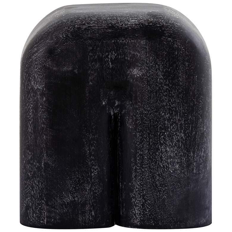 Image 1 Morris Cerused Accent Table Black
