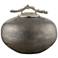 Morrow 11 1/2" Wide Bronze Iron Urn with Branch Handle