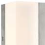 Mortar 5" High Satin Nickel LED Wall Sconce in scene