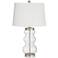 Morton Accordion Clear Glass Table Lamp