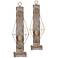 Morton Rustic Industrial Table Lamps - Set of 2