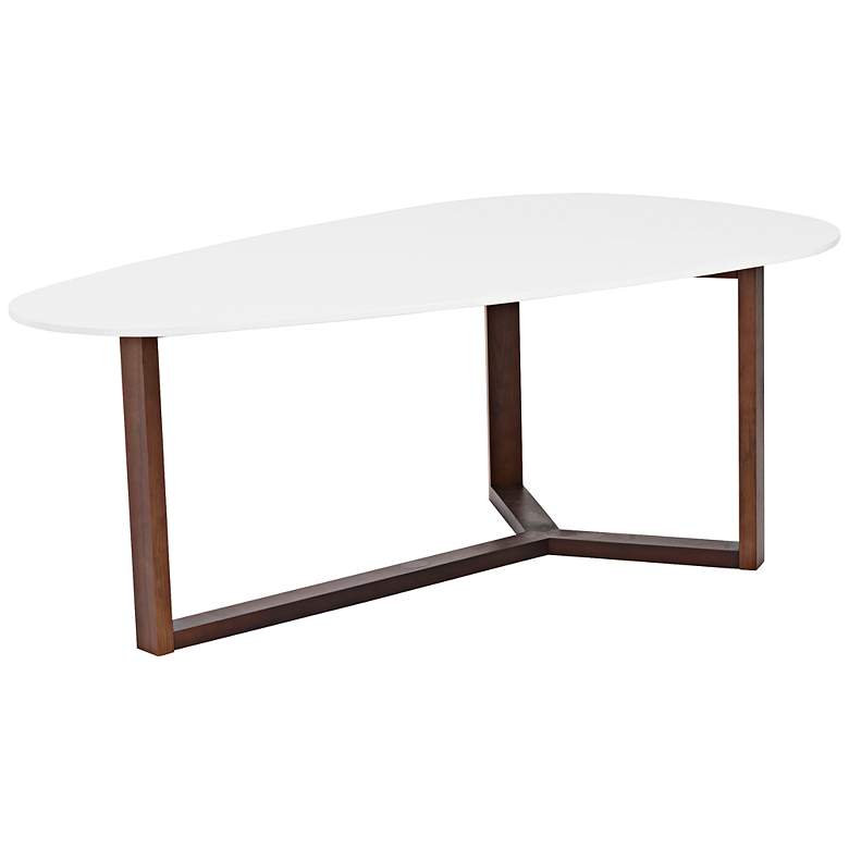 Image 1 Morty White Modern Coffee Table