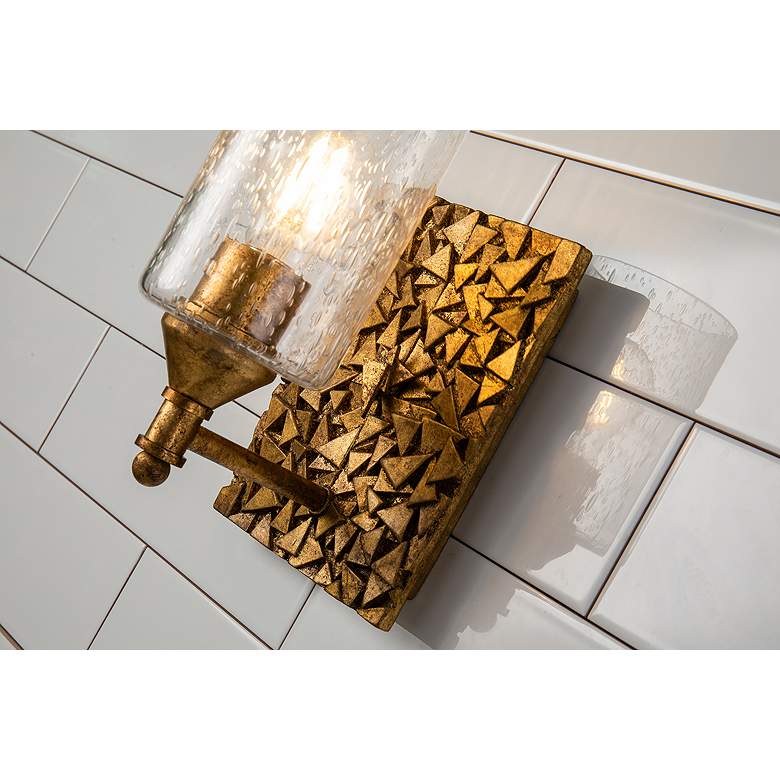 Image 6 Mosaic 1-Light Wall Sconce In Antique Gold more views