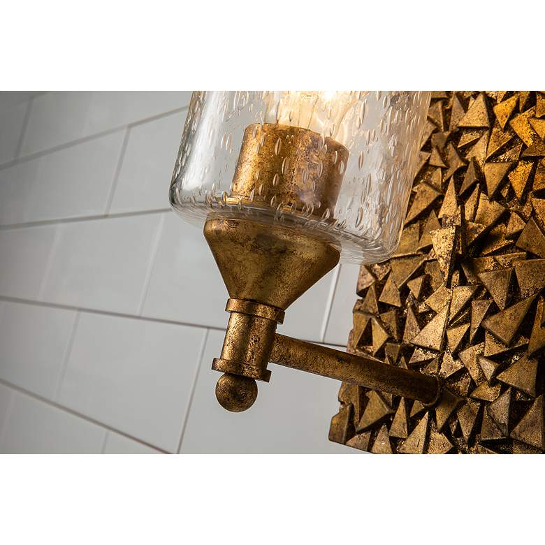 Image 7 Mosaic 1-Light Wall Sconce In Antique Gold more views