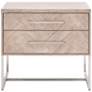 2_Mosaic 29 1/2" Wide Natural Gray Wood 2-Drawer Nightstands Set of 2 more views